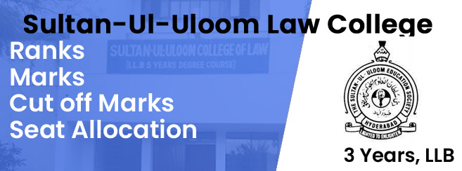 Sultan-Ul-Uloom Law College cutoff marks